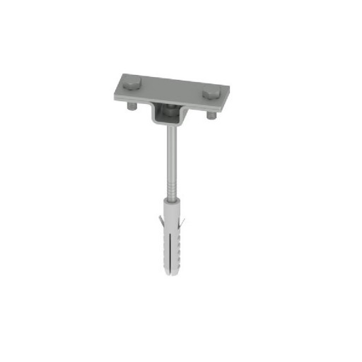 Держатель полосы фасадный, оцинкованная сталь, Н130 мм