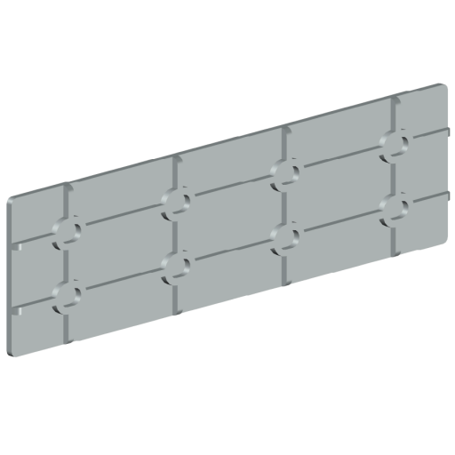 Пластина соединительная стеклопластиковая SPS-2 (4,5) PR L=240
